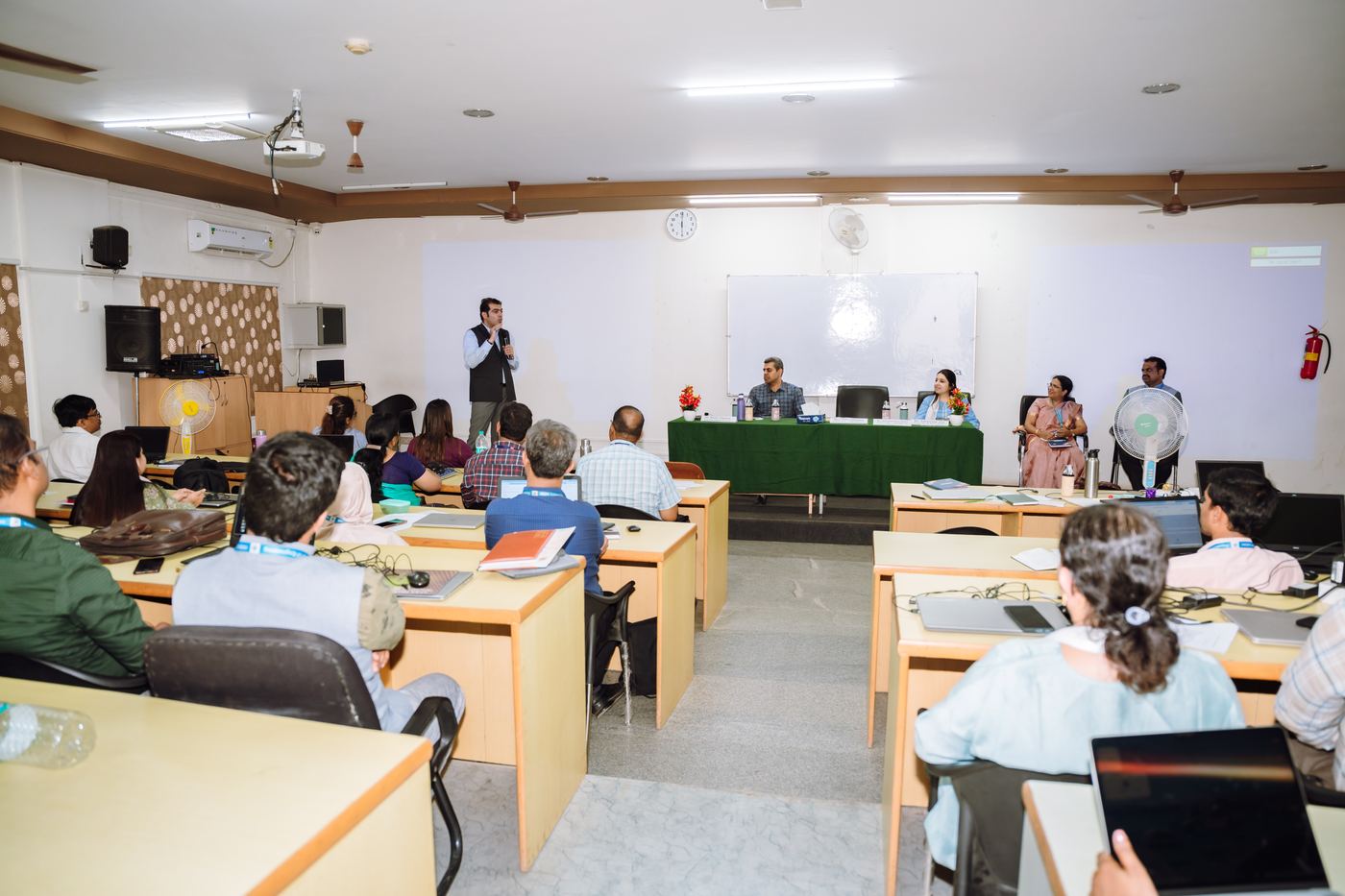 FDP session in the seminar hall